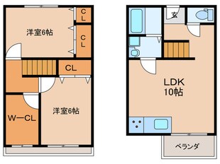 松が丘住宅12号棟（309）の物件間取画像